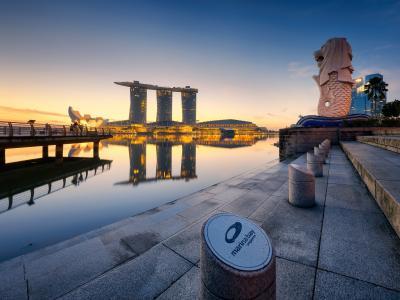 pictures of Singapore - Merlion Park