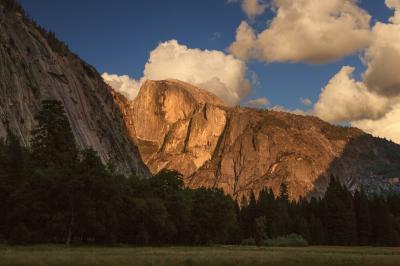 photography locations in Yosemite National Park - Half Dome from Ahwahnee Meadow