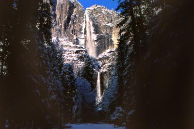 photo spots in Yosemite National Park - Lower Yosemite Falls Trail