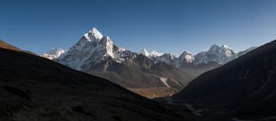 pictures of Everest Region - Everest memorial chortens