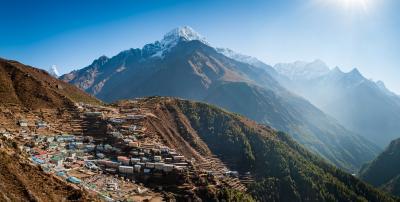 pictures of Everest Region - Namche Bazaar and Thermserku