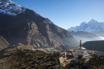 photography spots in Nepal - Thame Stupa