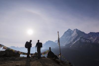 Everest Region photo spots - Nangkartsang viewpoint above Dingboche