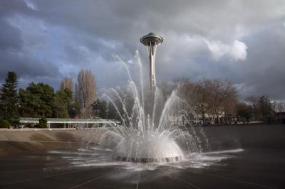 pictures of Seattle - International Fountain, Seattle Center