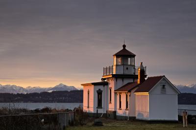 photography spots in Seattle - West Point Lighthouse at Discovery Park