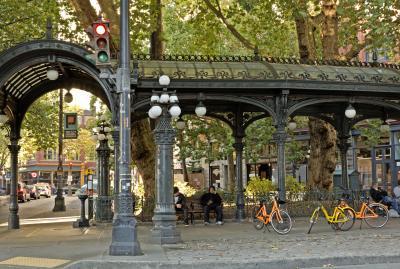 photo spots in Seattle - Pioneer Square
