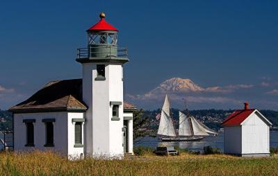 photography locations in Puget Sound - Point Robinson Lighthouse