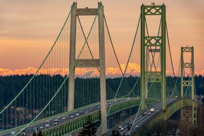 Washington photography locations - Tacoma Narrows Bridge