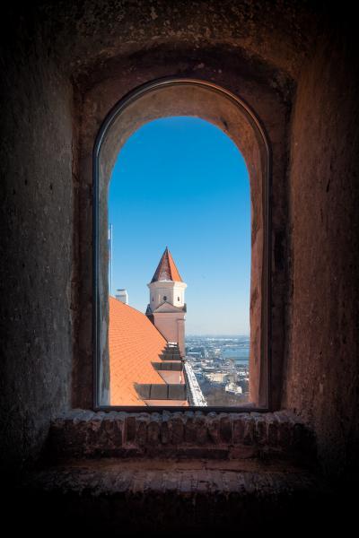 Slovakia photo locations - Bratislava Castle - Crown Tower