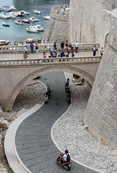 pictures of Dubrovnik - Ploče Bridge View