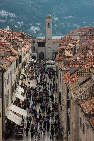 photos of Dubrovnik - City Walls Stradun View