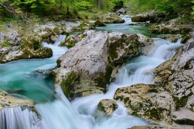 photos of Lakes Bled & Bohinj - Mostnica River