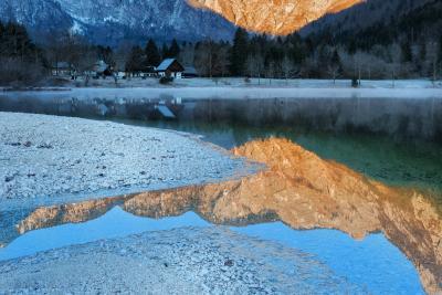 pictures of Lakes Bled & Bohinj - Savica river mouth