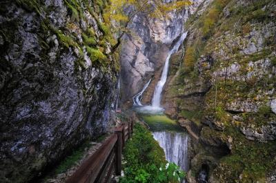 images of Lakes Bled & Bohinj - Savica Waterfall