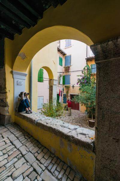 pictures of Istria - Rovinj Alleys 