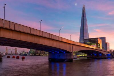 instagram locations in England - View of The Shard from London Bridge