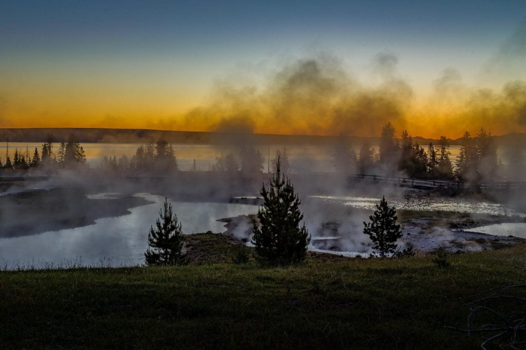 West Thumb Paint Pots, Yellowstone NP, by Lewis Kemper
