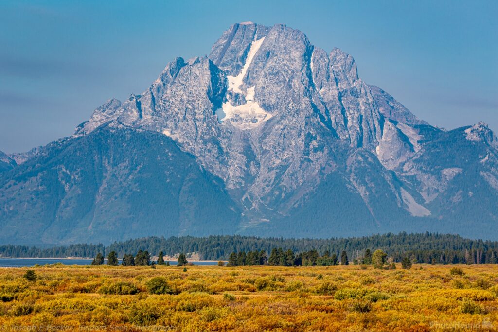 View of Mount Moran, Willow Flats from the PhotoHound Guide to Grand Teton National Park