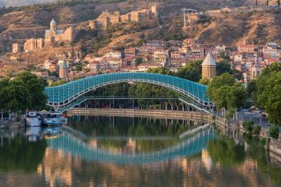 photo spots in Georgia - The Bridge Of Peace