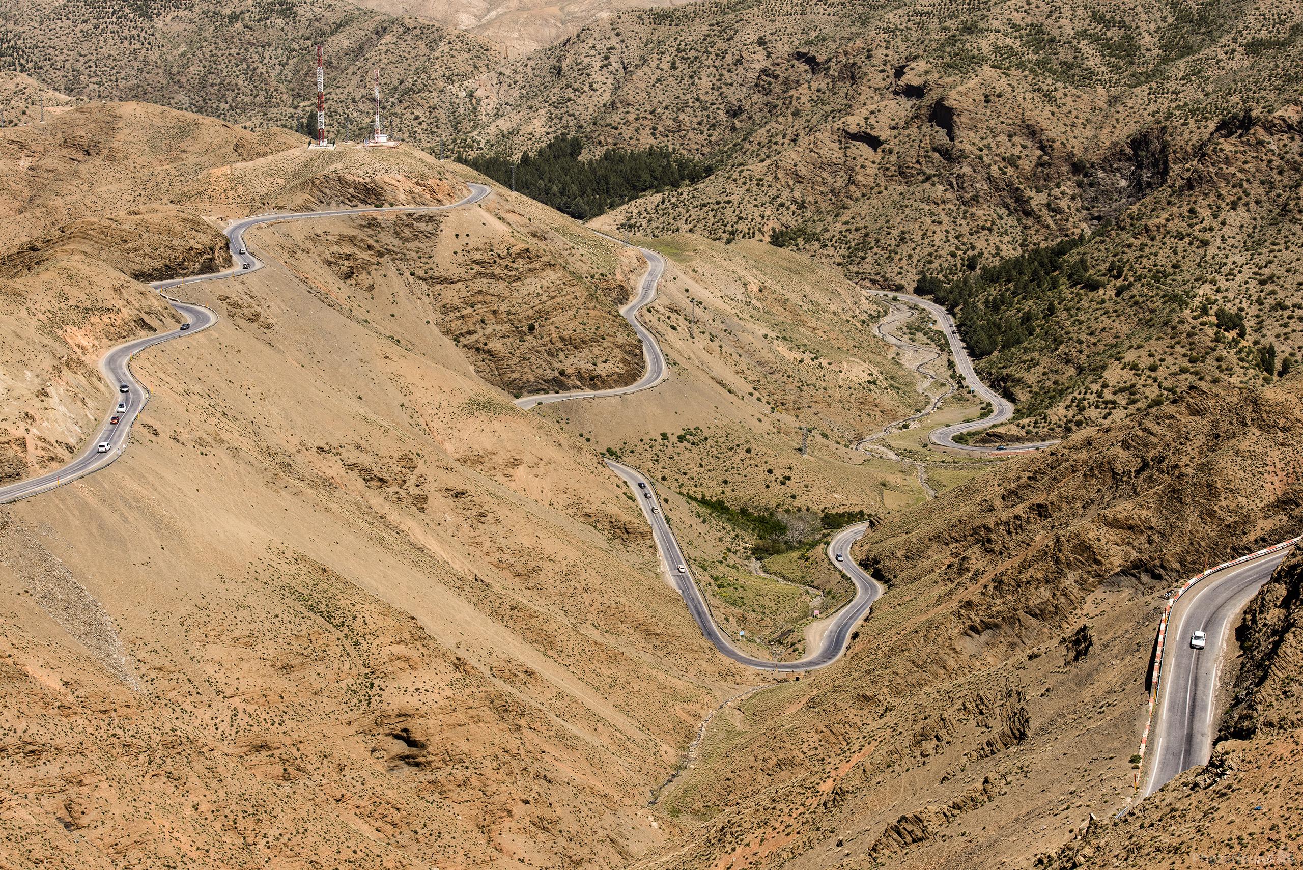 Image of Tizi n\'Tichka Pass and Mountain Road by Luka Esenko