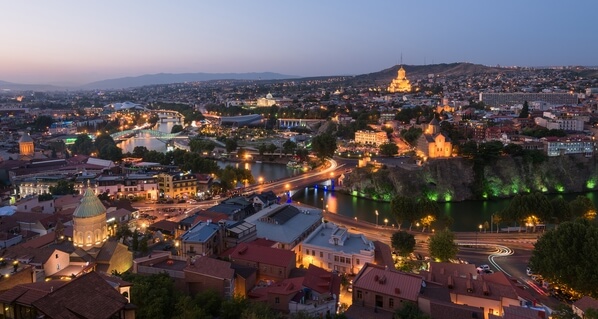 Tbilisi from Narikala Fort