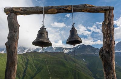 Bells at the chapel above the pass