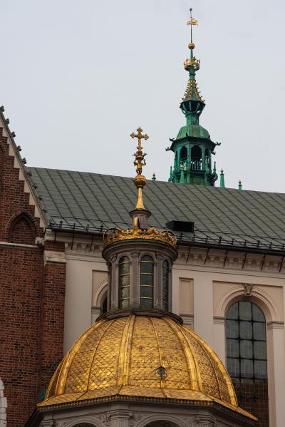 Golden dome on the cathedral