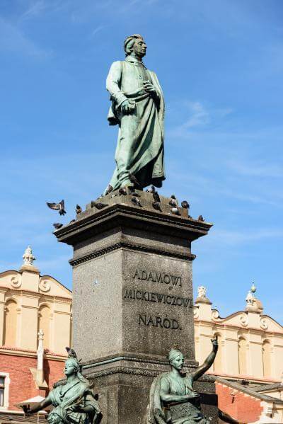 images of Krakow - Adam Mickiewicz Monument