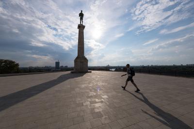 Photographing Belgrade - The Victor (Pobednik) Statue
