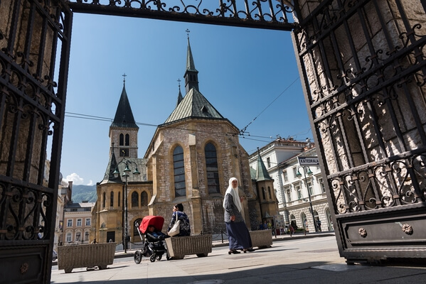 Sacred Heart Cathedral in Sarajevo 
