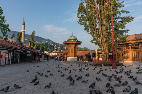 Sebilj Fountain at Baš?aršija