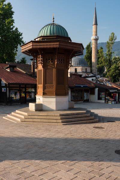 images of Sarajevo - Sebilj Fountain at Baščaršija