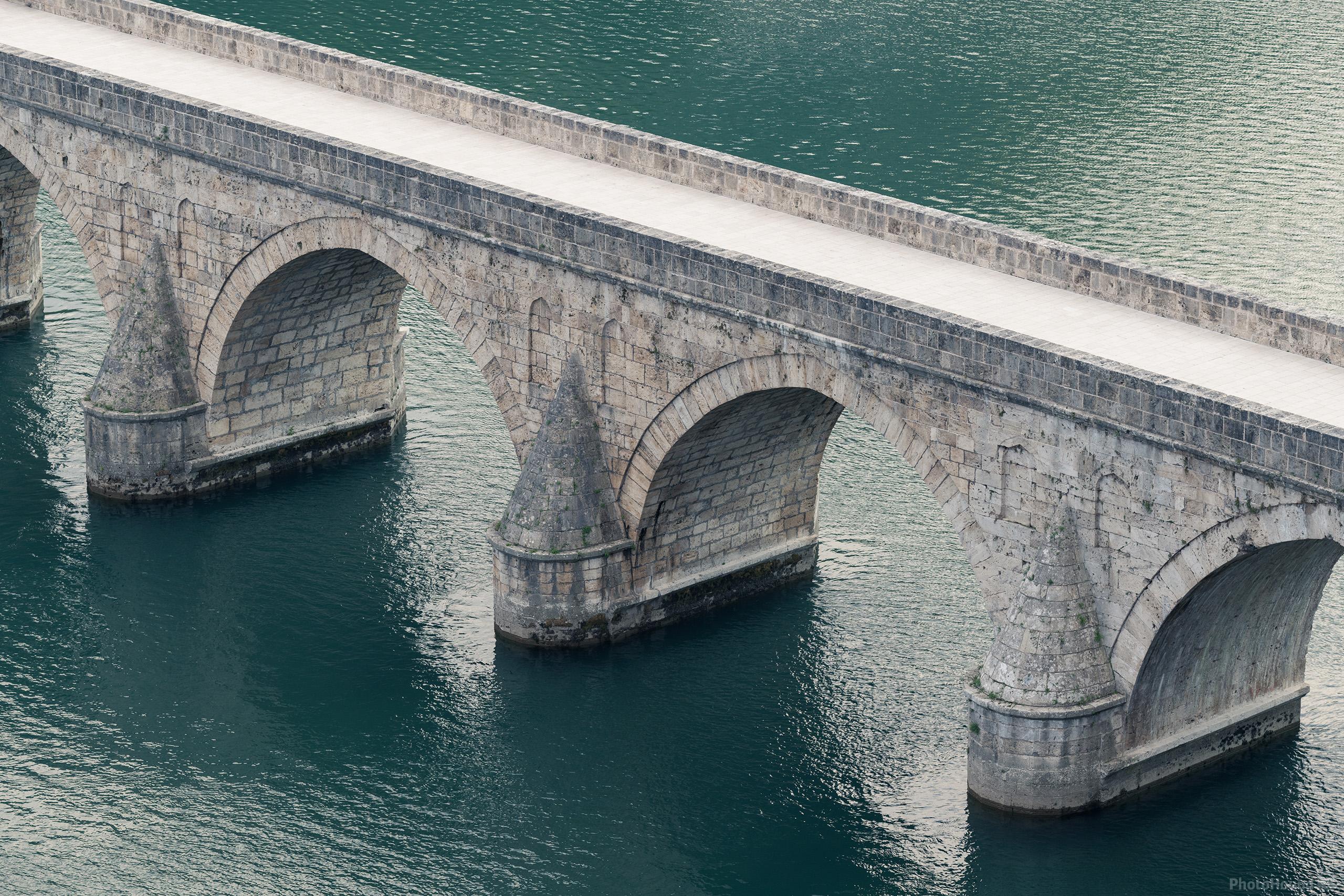 Image of Mehmed Paša Sokolović Bridge Elevated View by Luka Esenko