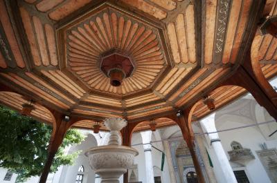 photography spots in Sarajevo - Gazi Husrev-beg Mosque Courtyard (Begova đamija)