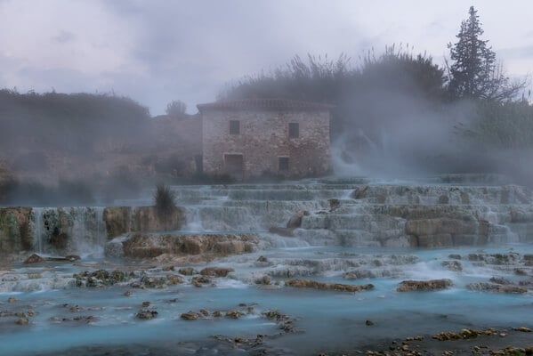 Saturnia hot springs