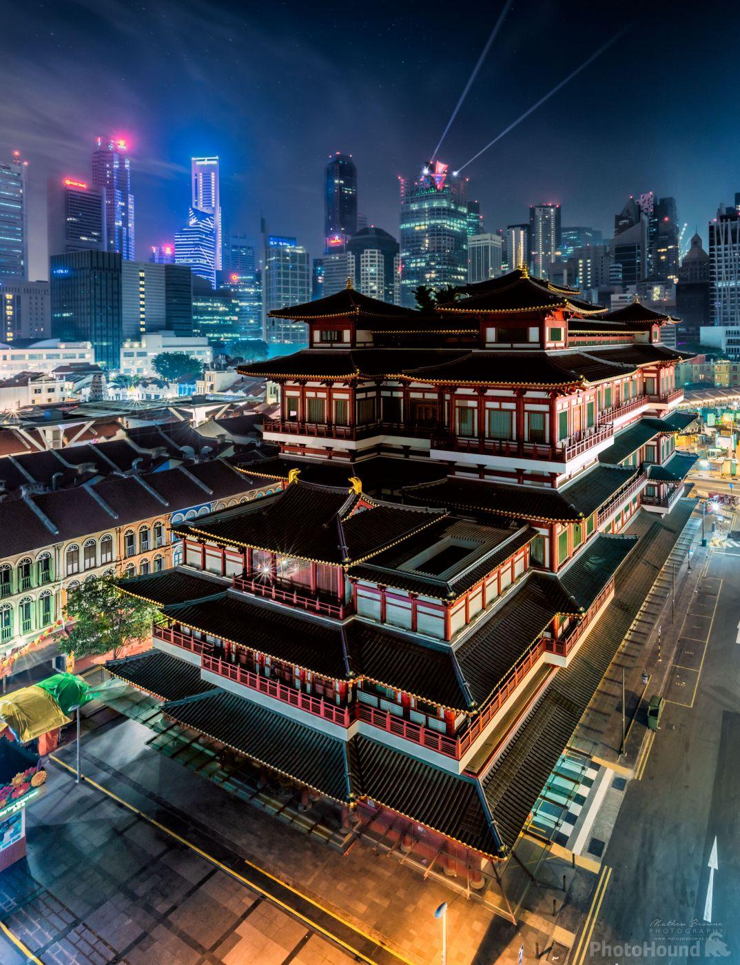 Image of Buddha Tooth Relic Temple - Elevated Viewpoint by Mathew Browne