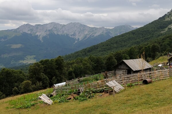 Komovi Peaks from Štavna