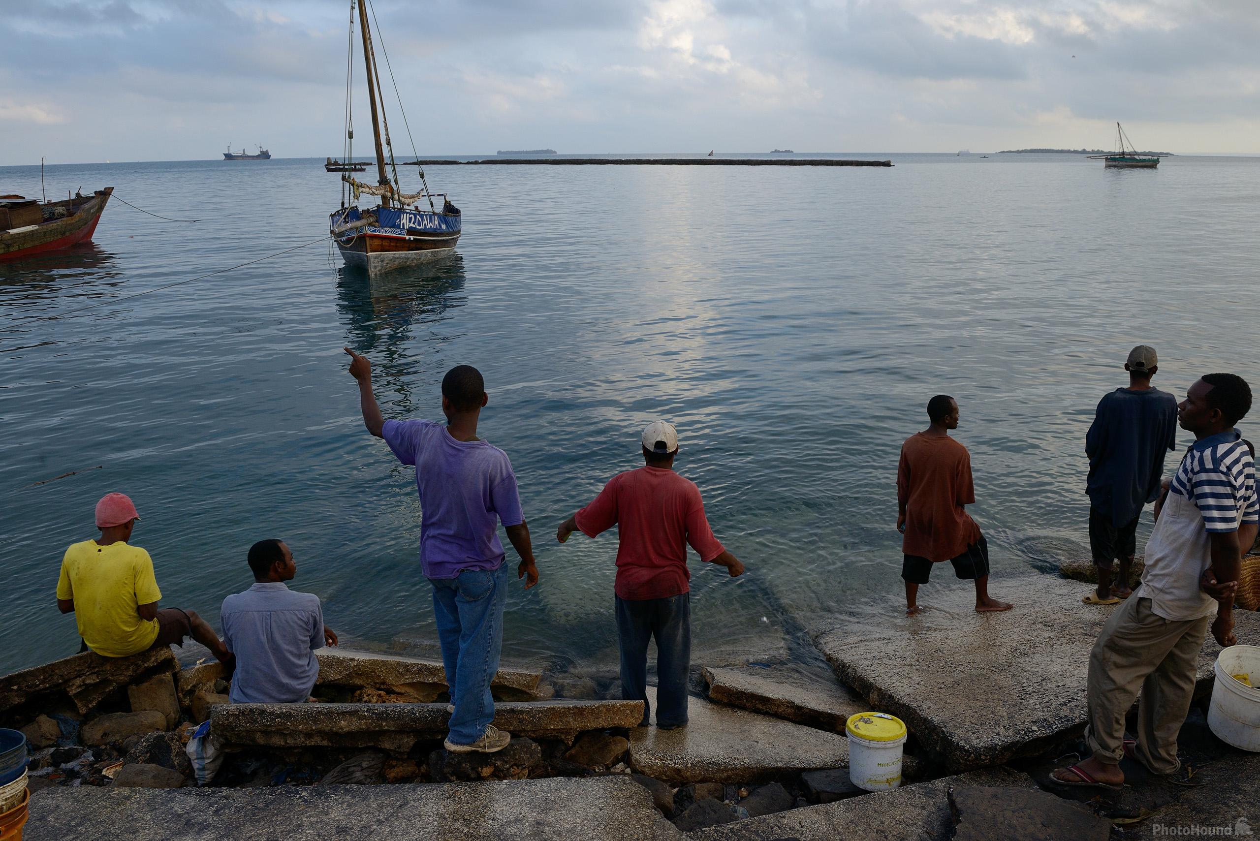 Image of Zanzibar Harbour & Fishermen by Luka Esenko