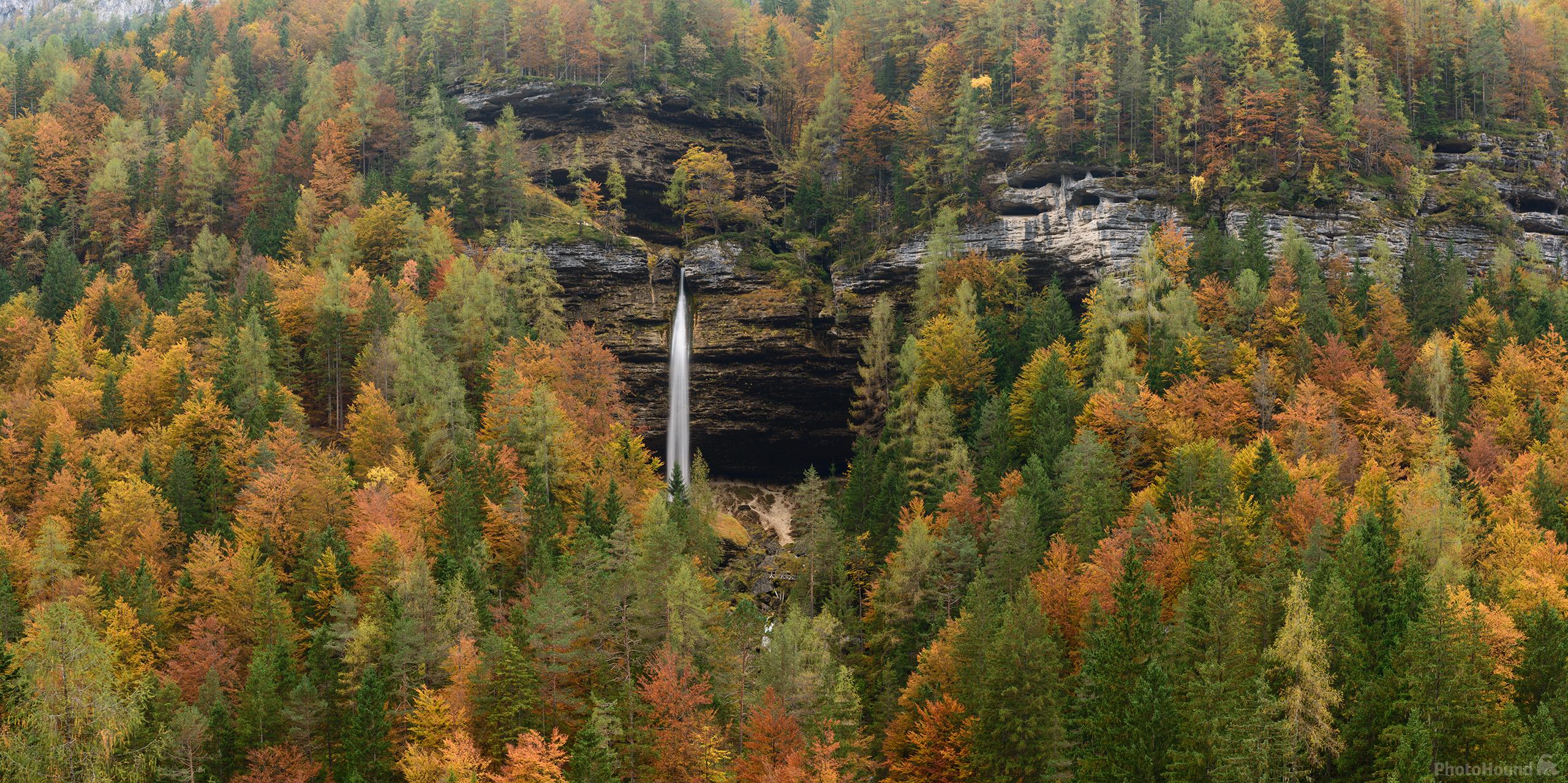 Image of Peričnik Waterfall across the Valley by Luka Esenko