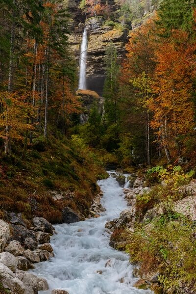 Peričnik Waterfall - Road View
