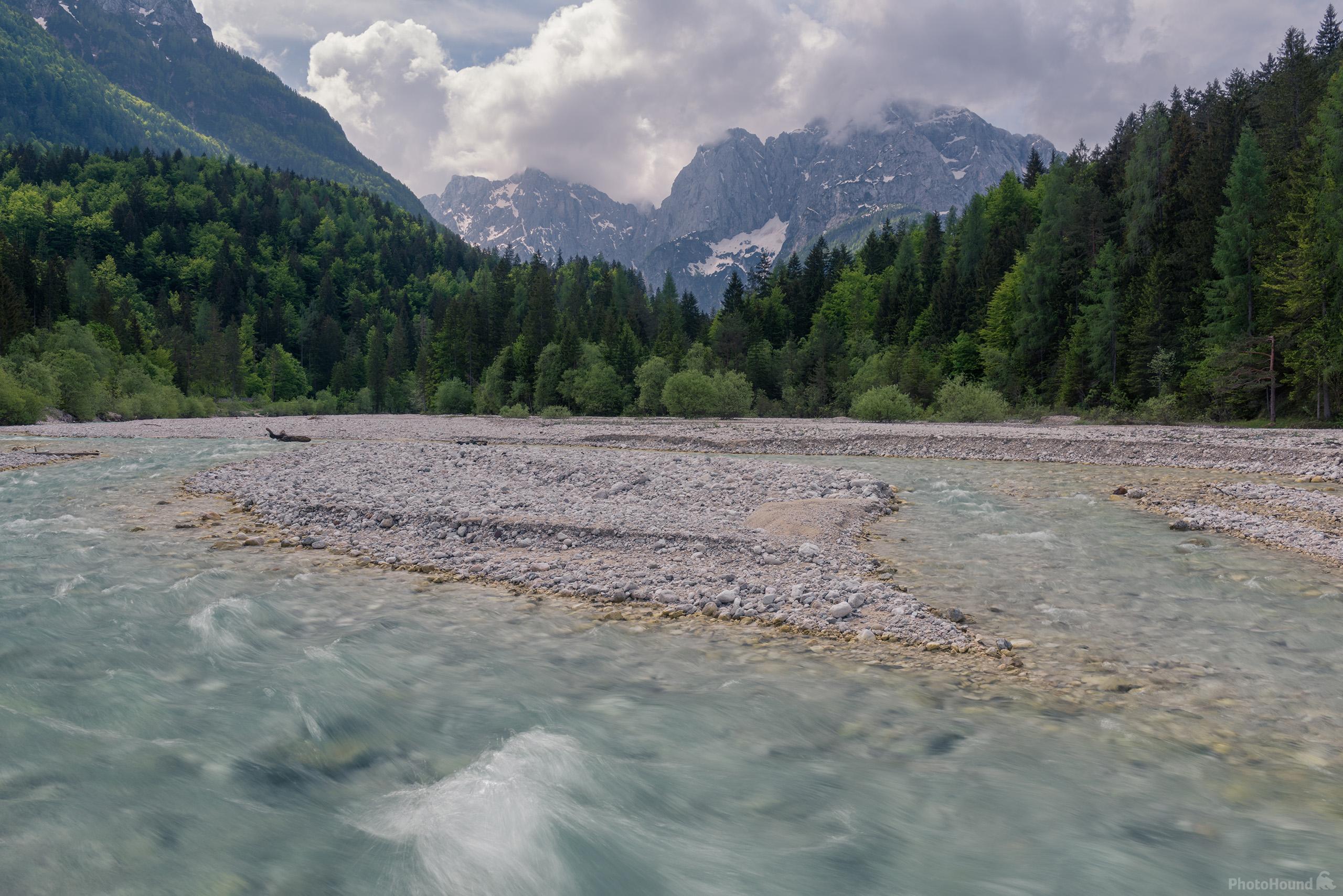 Image of Pišnica River & Julian Alps by Luka Esenko