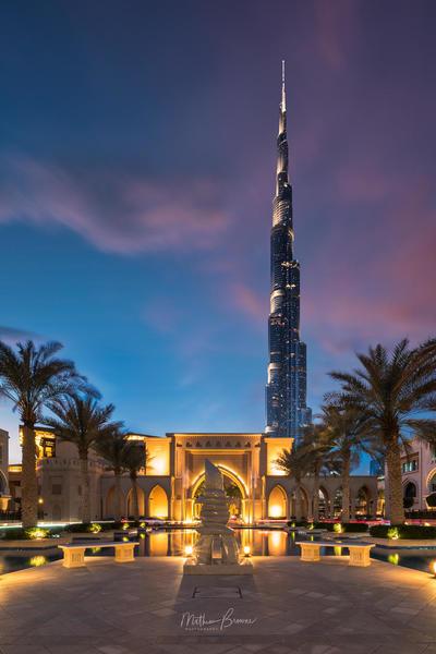 United Arab Emirates pictures - Palace Reflecting Pool