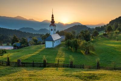 photos of Lakes Bled & Bohinj - St Stephen Church at Kupljenik
