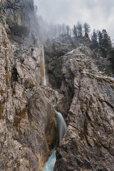 images of Slovenia - Upper Martuljek Waterfall