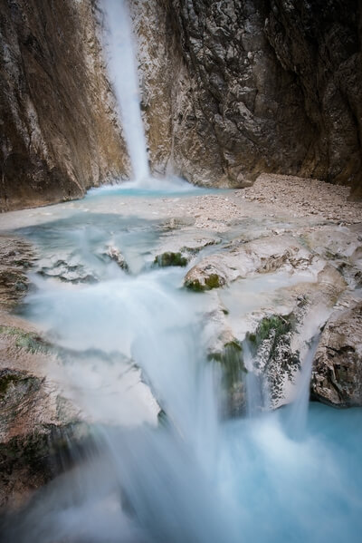 Upper Martuljek Waterfall
