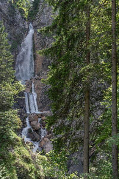 Lower Martuljek Waterfall