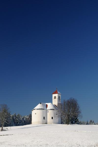 St Wolfgang Church at Zelše