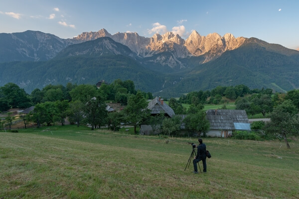 Julian Alps from Srednji Vrh