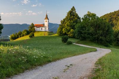 Slovenia images - Križna Gora Church