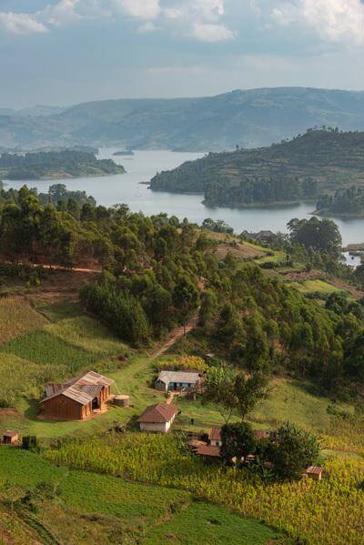 Uganda pictures - Lake Bunyonyi View